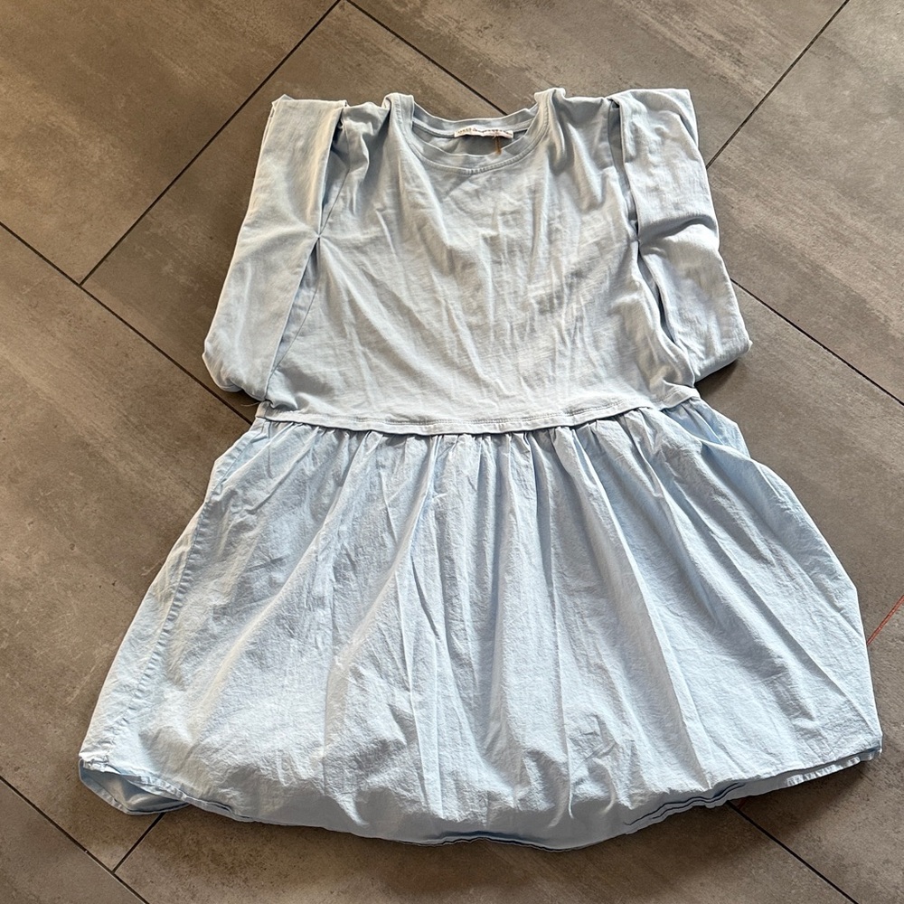 Anthropologie Light Blue Casual Dress